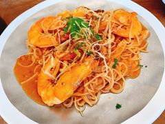 鲜虾浓汁天使面-The Rug Cafe(王府中环店)