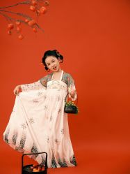 -后宫·古装汉服京剧儿童亲子全家福摄影