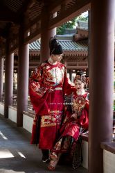-红番婚纱礼服