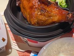 港式烧味脆皮大鸡腿饭-肯德基(西单商场店)