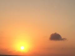夕阳-东极岛景区