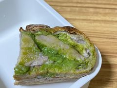 现蒸芋泥浓抹茶芝士麻薯-PAOPAO Bakery&Café(港汇店)