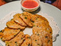 莲藕酿煎虾饼-聚缘堂·海鲜私房菜(松岭路店)