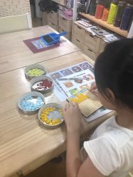 制作过程-瓦匠工社·马赛克·积木拼图·亲子手工DIY
