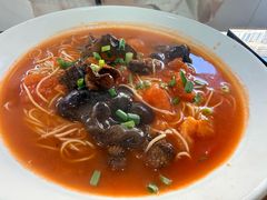 浓汁番茄黑鱼面-斌斌面馆(兴安路店)