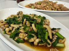 韭菜鱿鱼-金海湾海鲜排档(朱家尖店)