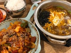 泡菜炒鱿鱼-쌍화점 霜花店·朝鲜族料理(徐家汇店)