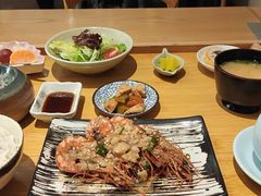 黄油蒜香大虾定食-簡一·割烹·和牛夀喜燒(西水东店)