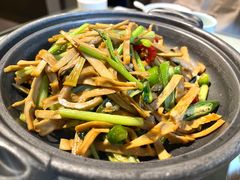 秋葵炒山笋-天厨妙香素食餐厅(清华店)