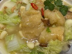 白菜焖鱼鳔-郑厨私房菜