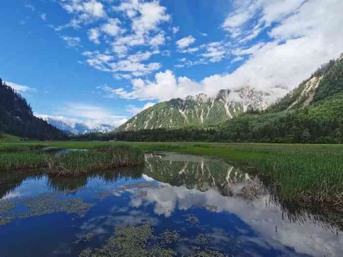 九寨沟爱情海景区-"看了九寨沟,下午去的爱情海,当时风特别大..."-大
