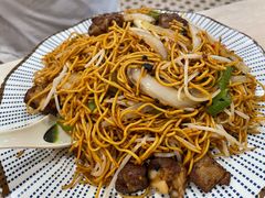 豉椒排骨炒面-喜莲咖啡