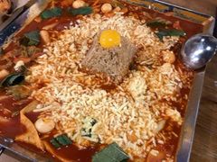 芝士火山炒年糕-包装马车·韩国料理·포장마차