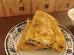 韭菜蛋饼-老客满蛋饼(双塔市集店)