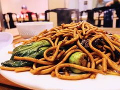 京葱猪肝炒面-富源春面馆(四川北路店)