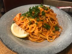 细面烟熏三文鱼水瓜榴-Wagas沃歌斯(太古汇店)