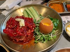 -草家酱蟹炭火烤肉店(珲春南路一店)