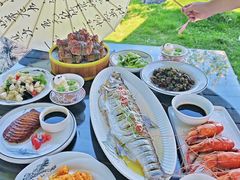 -七的湖·晚芳亭·阳澄湖农家菜·大闸蟹(莲花岛店)