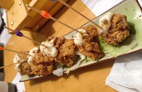 Tangyang Chicken Cubes with Black Truffle Tartar Sauce