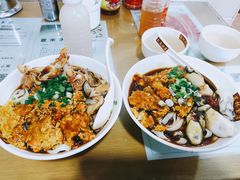 蟹黄膏拼带子河粉-荔林食店(西华路店)