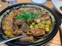 豌豆烧肥肠-老砂锅(城北店)