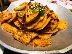 干锅土豆片-茅庐川菜(济宁万达店)