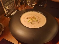 卡布奇诺蘑菇汤配牛肝菌-AZUL by FUEL蓝色·法式酒馆(琶醍店)