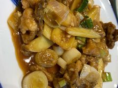 姜葱爆滑鸡-日进一片海.生腌海鲜火锅.宵夜烧烤(三里屯总店)