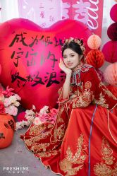 -桃子造型婚纱礼服(凤起广场店)
