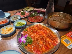 -明洞阿姨·韩式酱蟹烤肉·创意料理(三元桥店)