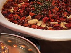 椒麻沸腾乌鱼花-山四砂锅(太原钟楼街店)