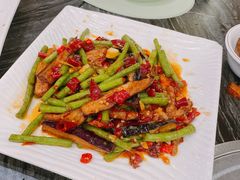 爆辣茄子炒豆角-美极鲜食坊(宝安南路店)