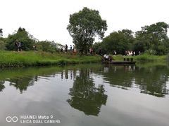 -摇橹船上船码头