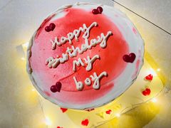 -咖咖熊蛋糕定制·英国蓝风车动物性淡奶油