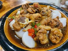 鲜椒芋儿鸡-朱大嘴肥肠血旺(福字街店)
