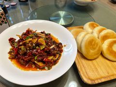 焉耆滚刀肉辣皮子夹馍-新疆巴州金丝特餐厅(大钟寺店)