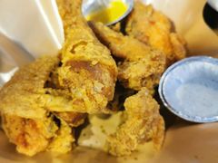 炸鸡翅一半一半-富乐满韩国正宗炸鸡韩国料理(虹泉路店)