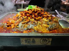 香辣味烤鱼-探鱼·鲜青椒爽麻烤鱼(广州花都来又来店)