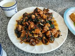 捞叶干煸土鸡-阿清嫂农家乐.黎窑烤鸡