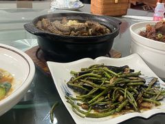野芦蒿炒臭干-广迎居老正兴菜馆