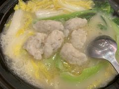 鱼滑煮双蔬-水乡人家酒楼(坦洲店)