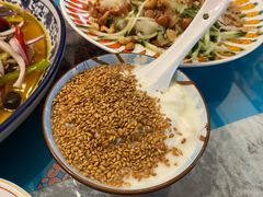 亚麻籽酸奶-一个勺子新疆锡伯主题私房菜(红墙巷49号院店)