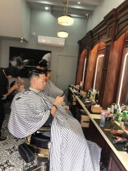 -595barbershop美式油头