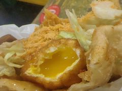 -小红车炸蛋葱油饼