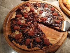 草莓巧克力比萨-比格比萨自助(万柳华联店)