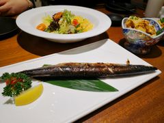 盐烤秋刀鱼-九井澤精致料理(金茂店)