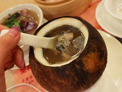 椰子炖竹丝鸡汤-点都德(聚福楼店)