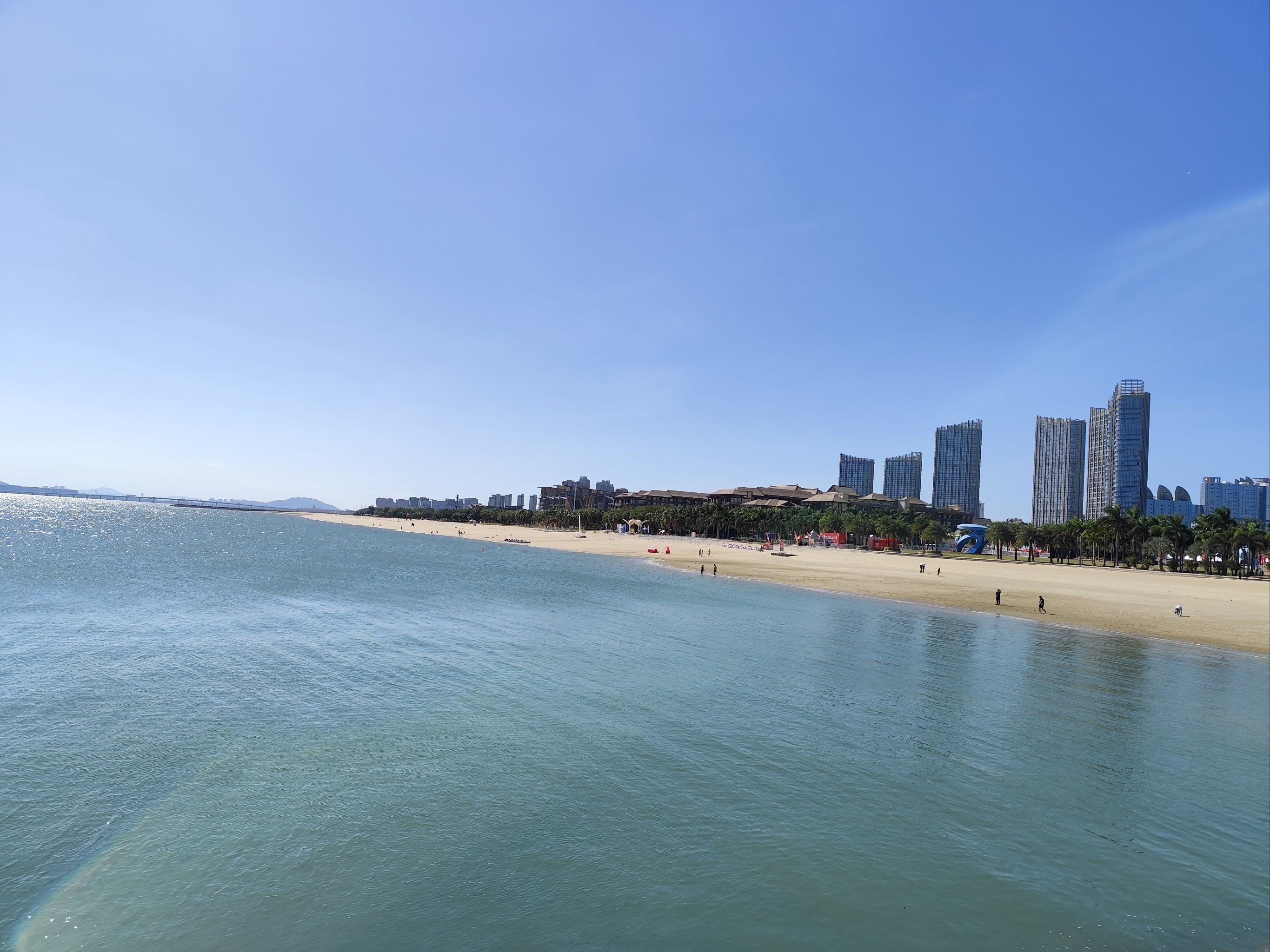 厦门海边垂钓的搭子来一个