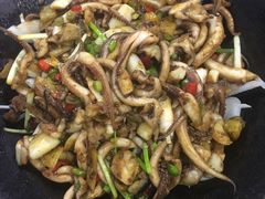 干锅鱿鱼须-德缘烤鸭店(大栅栏店)