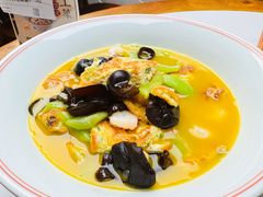 丝瓜虾仁老烧蛋-二泉园老菜馆·百年无锡菜